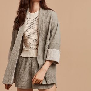 Wilfred Aritzia Lenglen Jacket in Blush/Brown
